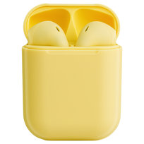 Słuchawki bezprzewodowe Inpods 12 Powerbank, żółte