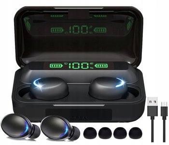 Słuchawki bezprzewodowe SMUVE Bluetooth 5.1 Powerbank + kabel USB + gumki - SuperLed