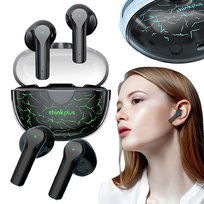 SŁUCHAWKI BEZPRZEWODOWE SPORTOWE LENOVO BLUETOOTH DOUSZNE DOKANAŁOWE BT 5.3