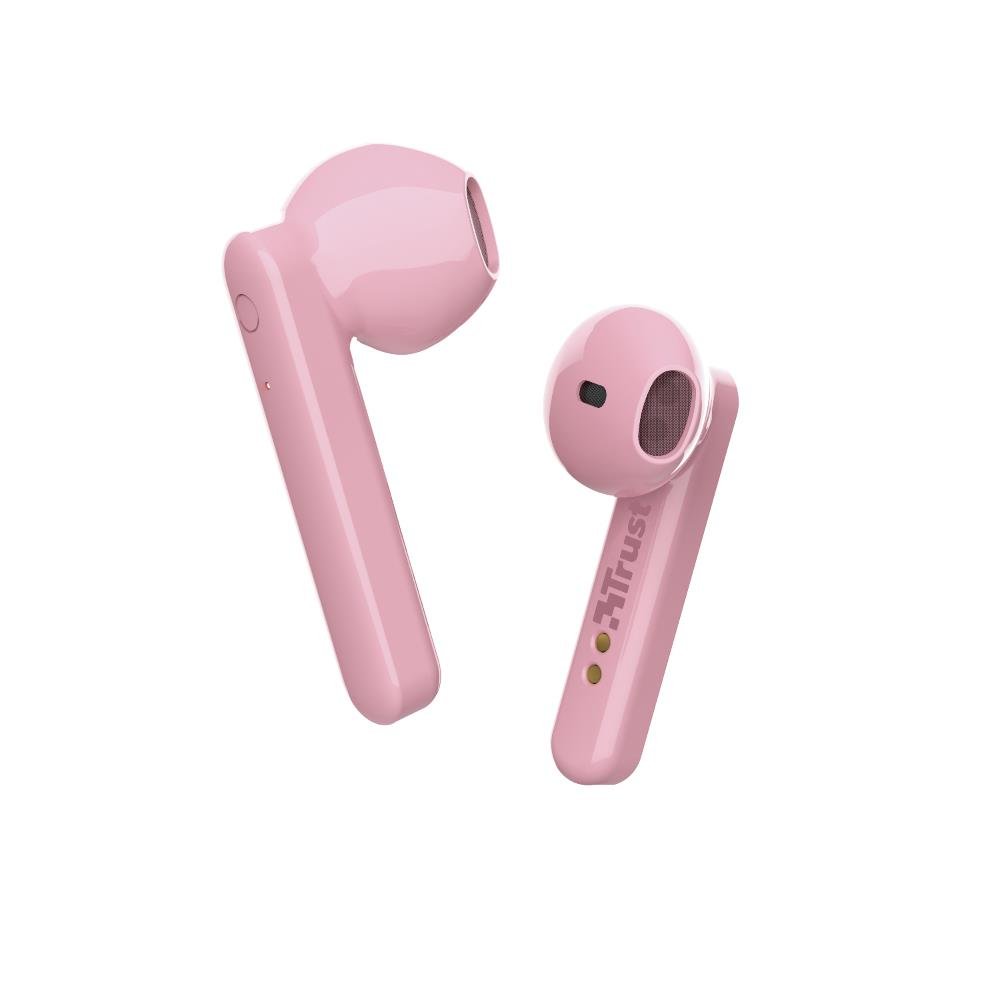 Słuchawki bezprzewodowe, Trust Primo Touch BT Earphones, różowe