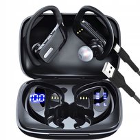 Słuchawki Bezprzewodowe Zauszne T17 Wodoodporne Do Biegania Na Rower Bt 5.3