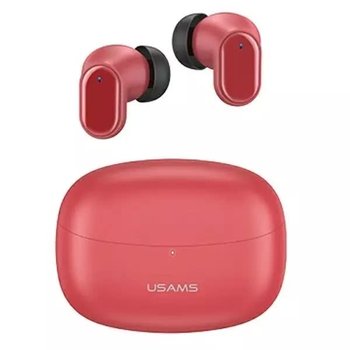 Słuchawki Bluetooth 5.1 USAMS TWS BH series bezprzewodowe czerwony/red BHUBH03 - Inny producent