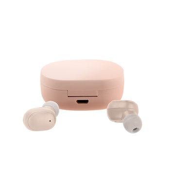 Słuchawki Bluetooth 5.2 Z Etui Ładującym 12 Godzin Autonomii Czysty Dźwięk Różowy - Avizar