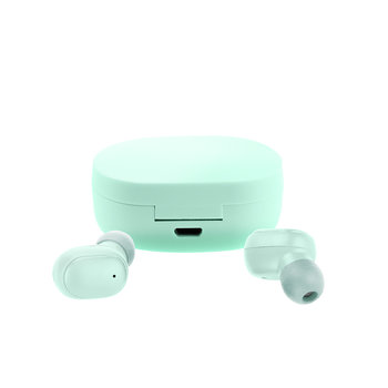 Słuchawki Bluetooth 5.2 Z Etui Ładującym 12 Godzin Autonomii Czysty Dźwięk Zielony - Avizar
