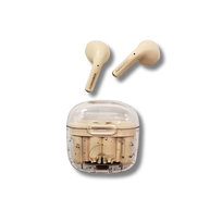 SŁUCHAWKI BLUETOOTH DENMEN EARBUDS JASNO RÓŻOWE DL29 TWS