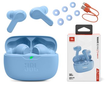 Słuchawki Bluetooth Dokanałowe Jbl Wave Beam, Niebieski. Najnowszy Model - JBL