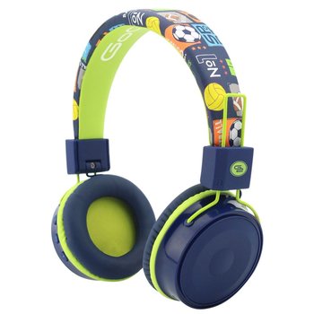 Słuchawki Dla Dzieci Bezprzewodowe Z Mikrofonem Bluetooth Gogen Hbtm32Bl  - Gogen