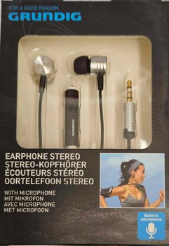 SŁUCHAWKI DO USZNE Z MIKROFONEM GRUNDIG - Grundig