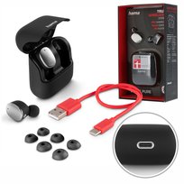 Słuchawki dokanałowe Hama  „Spirit Pure“ Bluetooth IPX5 czarne