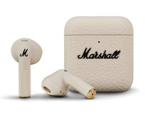 Słuchawki douszne bezprzewodowe Marshall Minor IV, kremowe