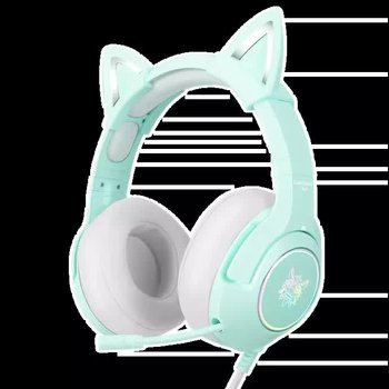 Słuchawki Gamingowe Onikuma K9 Rgb Kocie Uszy Usb Zielone - Onikuma