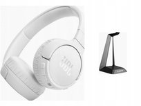 Słuchawki Jbl Tune 670 Bt Nc Biały + Stojak