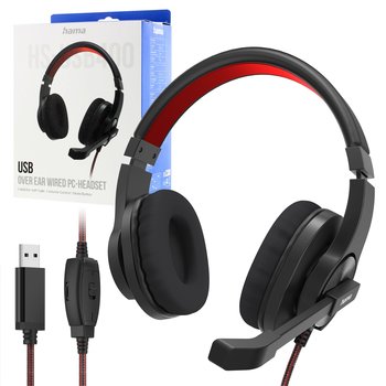 SŁUCHAWKI KOMPUTEROWE HS-USB400 - Hama Polska