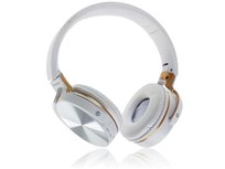 Słuchawki Nauszne Bezprzewodowe Bluetooth Lekkie Mp3 Radio Składane Gaming Biały