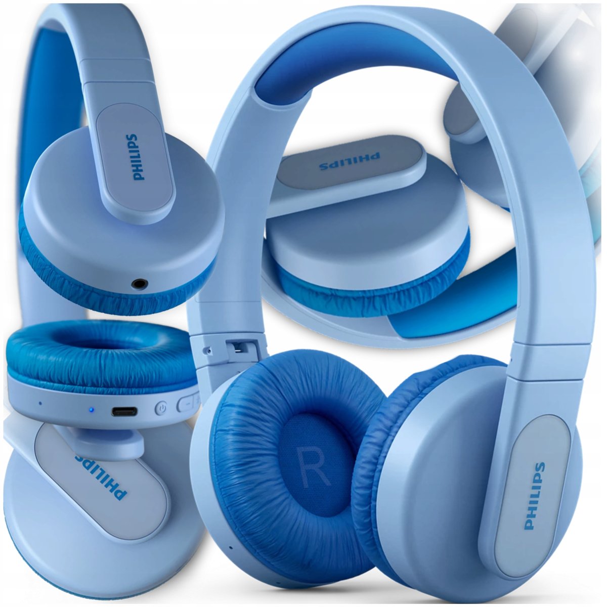 Philips Philips Słuchawki Nauszne Dla Dzieci Niebieskie Bezprzewodowe Bluetooth