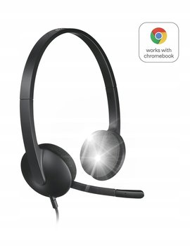 Słuchawki Nauszne do komputera z Mikrofonem USB Headset Logitech H340 - Logitech