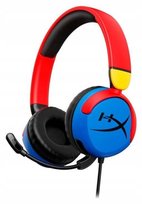 Słuchawki nauszne HyperX Cloud Mini przewodowe niebiesko-czerwone dla gracz HyperX