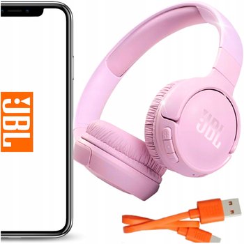 SŁUCHAWKI NAUSZNE JBL TUNE 510BT RÓŻOWY BEZPRZEWODOWE RÓŻOWE