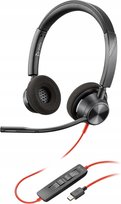 Słuchawki nauszne Plantronics Blackwire 3320 Czarne USB-C Plantronics