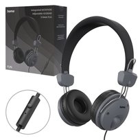 Słuchawki Nauszne Z Mikrofonem Hama Fun Czarne