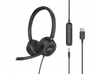 Słuchawki Nauszne z Mikrofonem ZOY ZHS40 Regulacja Głośności Jack 3,5 US