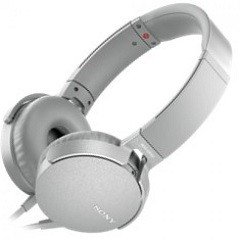 Słuchawki SONY MDR-XB550APW, białe - Sony