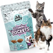 Smaczki dla kota PASZTECIKI CRUNCHY POCKET Z TUŃCZYKIEM mięsne poduszeczki