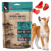 Smaczki Dla Psa Miękkie Kąski Tuńczyk Naturalne Trenerki Bez Zbóż Wiejska Zagroda