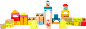 Small Foot Design, Klocki drewniane Dziadek Piaskowy - Small Foot Design