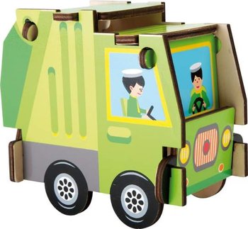 Small Foot Design, puzzle przestrzenne 3D Śmieciarka - Small Foot Design
