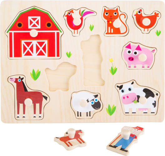 Small Foot Design, układanka Farma