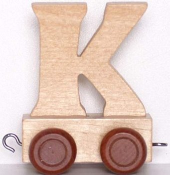Small Foot Design, Wagonik z literą K - Small Foot Design