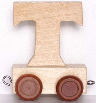 Small Foot Design, Wagonik z literą T Alfabet - Small Foot Design