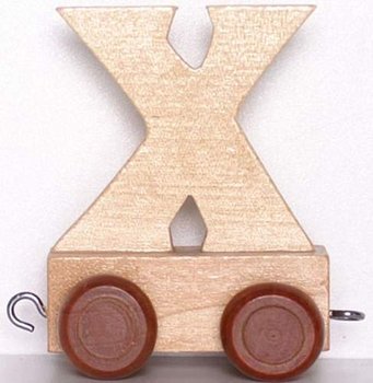 Small Foot Design, Wagonik z literą X Alfabet - Small Foot Design