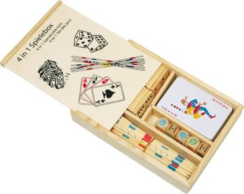 Small Foot Design, zestaw gier planszowych 4w1 - Small Foot Design