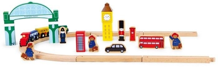 Small Foot Design, zestaw kolejowy, Miś Paddington