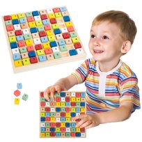 Small Foot Drewniane Sudoku kolorowe klocki