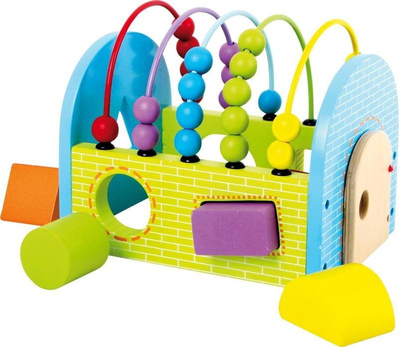 Small Foot, sorter Kolorowy Domek zabaw