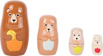 Small Foot, zabawka edukacyjna Matrioszka Misie small foot