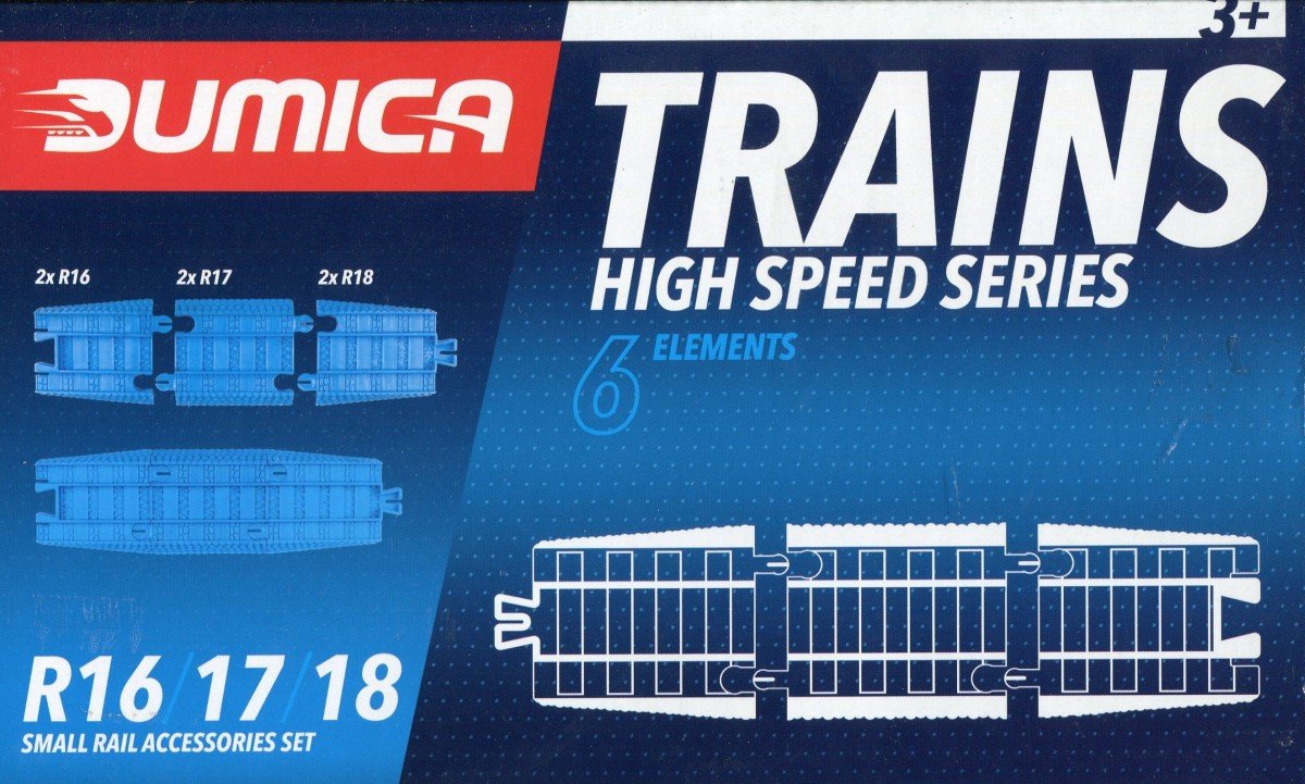 Small rail accessories set R16-17-18, tory i zwrotnice