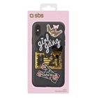 , Smart and Ladies cover with girl patch for iPhone X / iPhone XS - SBS