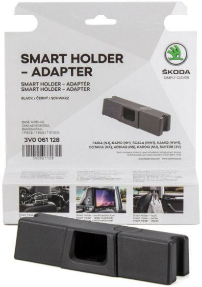Skoda Étui Smart Holder Support Crochet Universel 3 V0061126 - Accessoire Original Voiture