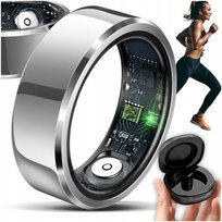 Smart Ring Sportowy Pierścionek Puls Sen Kroki Sport + Ładowarka