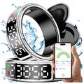 Smart Ring Sportowy Pierścionek WYŚWIETLACZ Puls Sen Kroki Inteligentny