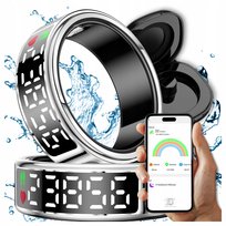 Smart Ring Sportowy Pierścionek WYŚWIETLACZ Puls Sen Kroki Inteligentny