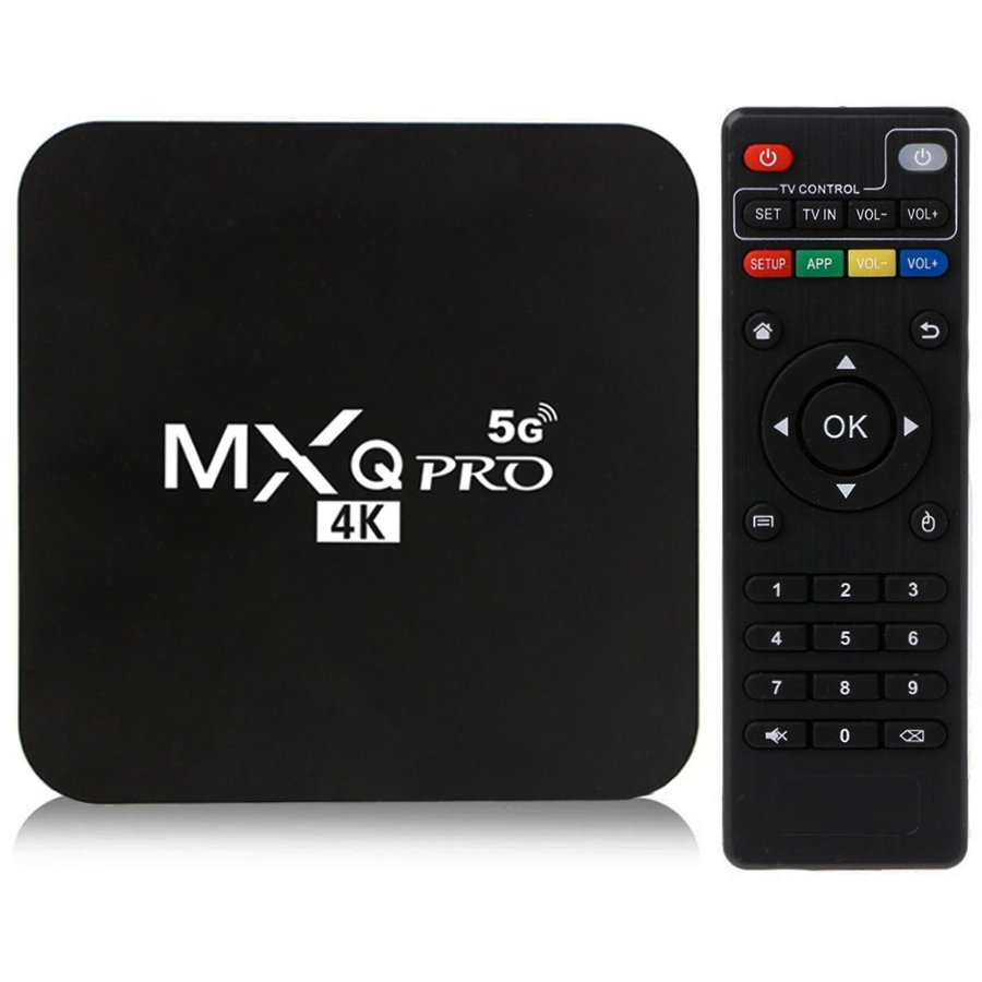 Zdjęcia - Odtwarzacz multimedialny Android TV Box SMART TV BOX MXQ PRO S905X 4K ANDROID 11 1GB/8GB HD WIFI NETFLIX PRZYSTAWK 