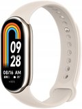 Smartband Xiaomi Mi Band 8 1,62" AMOLED, bateria 190 mAh, pulsoksymetr Gold - Xiaomi