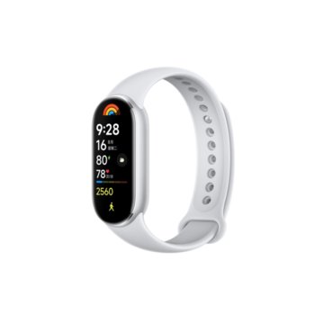 Smartband Xiaomi Mi Band 9 srebrny, AMOLED 1,62" dotykowy, bateria 233 mAh, 1200 nitów - Xiaomi