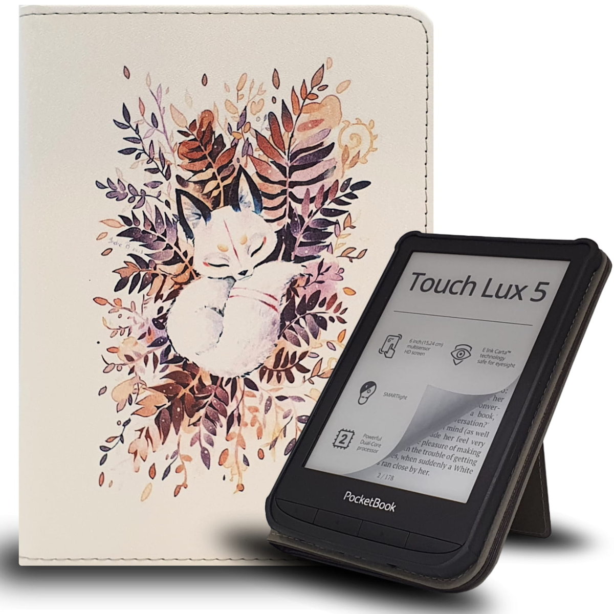 Zdjęcia - Etui na czytnik e-book PocketBook Smartcase Obudowa Etui do  Color / Touch Hd 3 / Lux 4 / Lux 5 / 