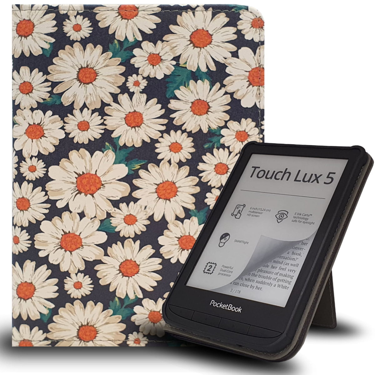 Фото - Чохол для ел. книги PocketBook Smartcase Obudowa Etui do  Color / Touch Hd 3 / Lux 4 / Lux 5 / 